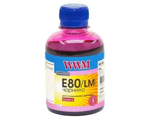 Чорнило WWM EPSON L800 Light Magenta (E80/LM)