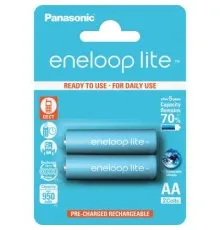 Акумулятор Panasonic Eneloop Lite AA 950mAh NI-MH * 2 (BK-3LCCE/2BE)