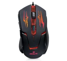 Мишка REAL-EL RM-520 Gaming, black