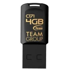 USB флеш накопичувач Team 4GB C171 Black USB 2.0 (TC1714GB01)