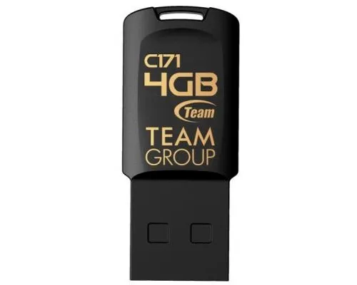 USB флеш накопитель Team 4GB C171 Black USB 2.0 (TC1714GB01)