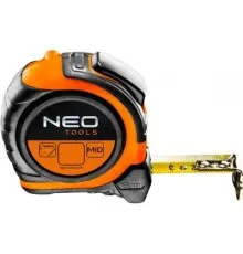 Рулетка Neo Tools стальная лента 8 м x 25 мм, магнит, двусторонний (67-198)