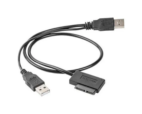 Перехідник USB 2.0 to Slimline SATA 13 pin Cablexpert (A-USATA-01)