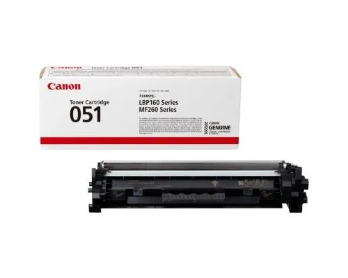 Картридж Canon 051 Black 1.7K (2168C002)