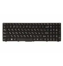 Клавіатура ноутбука PowerPlant Lenovo B570, B590, V570 черный, черный фрейм (KB311538)