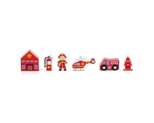 Залізниця Viga Toys Доп. набір до ж / д Пожежна станція (50815)