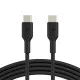 Дата кабель USB-С - USB-С, PVC, 1m, black Belkin (CAB003BT1MBK)