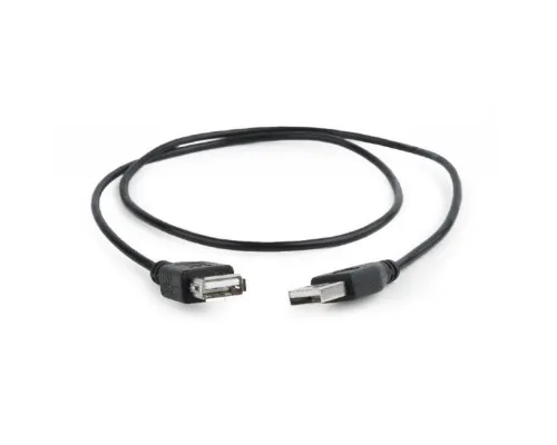 Дата кабель USB 2.0 AM/AF 0.75m Cablexpert (CC-USB2-AMAF-75CM/300-BK)