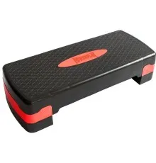 Степ-платформа PowerPlay 4328 2 рівні 10-15 см Black/Red (PP_4328_(2)_Black/Red)