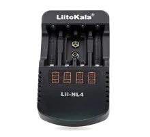 Зарядний пристрій для акумуляторів Liitokala 4 Slots, LED, Li-ion/Ni-MH/Ni-Cd/AA/ААA/AAAA/С (Lii-NL4)