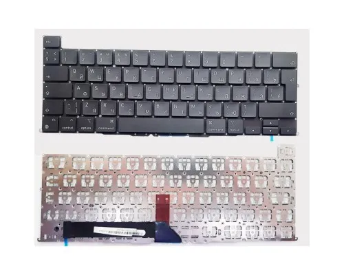 Клавіатура ноутбука Apple Macbook Pro 16 A2141 черна RU (A46176)