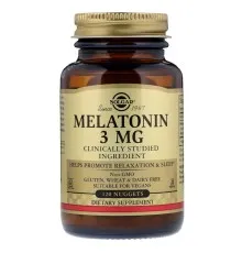 Аминокислота Solgar Мелатонин 3 мг, 120 жевательных таблеток (SOL-01935)