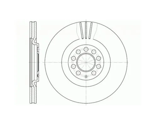 Гальмівний диск REMSA 6597.10