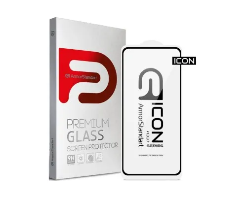 Скло захисне Armorstandart Icon Xiaomi Redmi Note 10 5G/Poco M3 Pro Black (ARM59304)