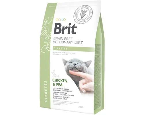 Сухой корм для кошек Brit GF VetDiets Cat Diabets 2 кг (8595602528523)