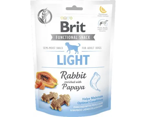 Ласощі для собак Brit Care Light кролик з папаєю 150 г (8595602539956)