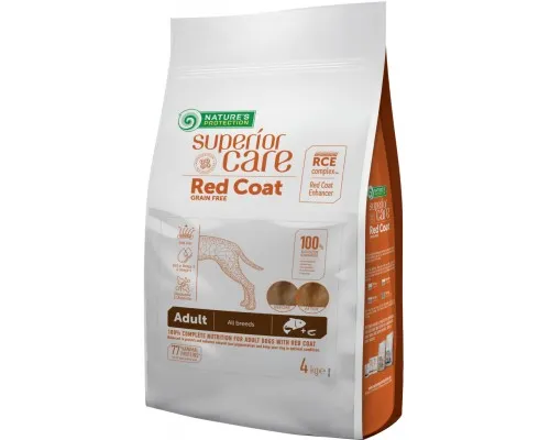 Сухий корм для собак Natures Protection Superior Care Red Coat Grain Free Salmon 4 кг (NPSC47234)
