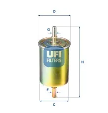 Фільтр паливний UFI 31.850.00