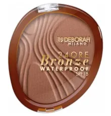 Пудра для обличчя Deborah 24Ore Bronzer Waterproof SPF15 02 - Dark Rose (8009518364910)