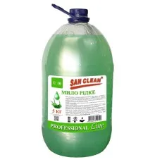 Жидкое мыло San Clean Зеленое 5 кг (4820003544440)