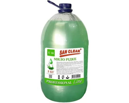 Рідке мило San Clean Зелене 5 кг (4820003544440)
