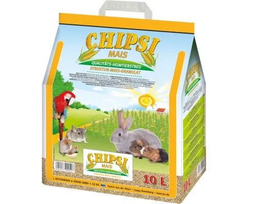 Наполнитель для грызунов Chipsi Mais Кукурузный впитывающий 10 л (4002973000427)