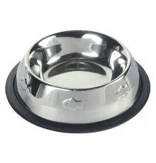 Посуд для котів Trixie Миска металева 200 мл/15 см (4011905248707)