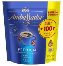 Кава Ambassador Premium розчинна 500 г (am.53445)