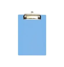 Клипборд-папка Economix A5 с прижимом и подвесом, пластик, голубой (E30157-82)