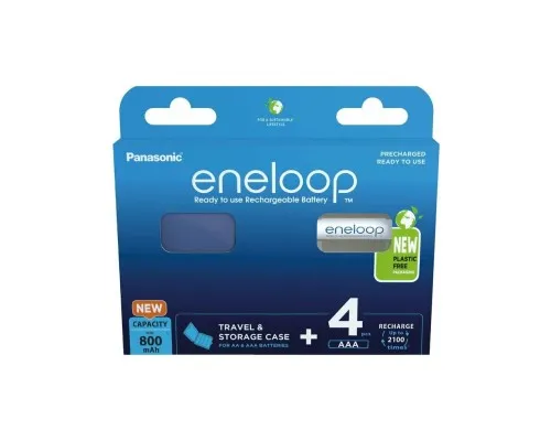 Акумулятор Panasonic Eneloop AAA 800mAh NI-MH * 4 + Сase (BK-4MCDEC4BE)