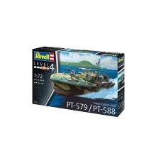 Збірна модель Revell Катер Patrol Torpedo Boat PT-579/PT-588 рівень 4, 1:72 (RVL-05165)