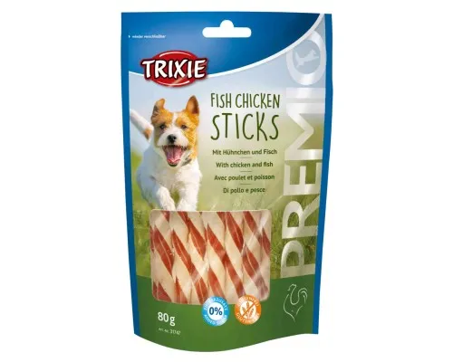 Лакомство для собак Trixie Premio Fish Chicken Sticks 80 г (4011905317472)