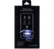 Скло захисне Grand-X Apple iPhone 15 Pro 9D black (AIP15PR9D)