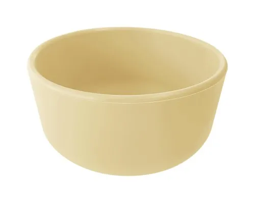 Тарелка детская MinikOiOi Bowl глубокая силиконовая тарелка Mellow Yellow (101080106)