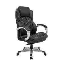 Офісне крісло Richman Преміо Пластик Річ Synchro Шкіра Спліт Чорна (R00000042321)