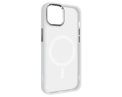 Чохол до мобільного телефона Armorstandart Unit MagSafe Apple iPhone 15 Matte Clear Silver (ARM69348)