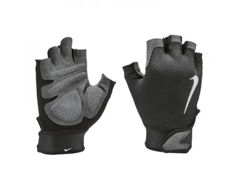 Перчатки для фитнеса Nike M Ultimate FG чорний, білий Чол M N.LG.C2.017.MD (887791174239)