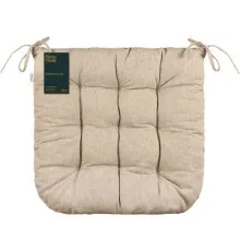 Подушка на стілець Ardesto Oliver, 40х40 см, 100% бавовна, нап-ч: 50% холоф, 50% пп, шоколад (ART02OR)