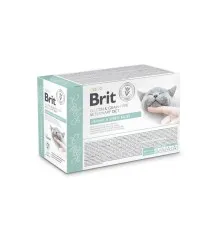 Влажный корм для кошек Brit GF VetDiets Urinary and Stress Relief с индейкой 12x85 г (8595602566778)