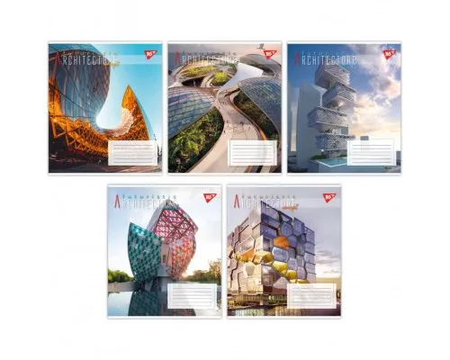 Зошит Yes Futuristic architecture 96 аркушів лінія (767178)
