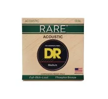 Струни для гітари DR Strings RARE Acoustic Phosphor Bronze - Medium (13-56) (RPMH-13)