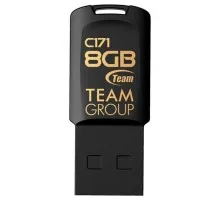 USB флеш накопичувач Team 8GB C171 Black USB 2.0 (TC1718GB01)