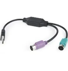 Перехідник USB to PS/2 Cablexpert (UAPS12-BK)