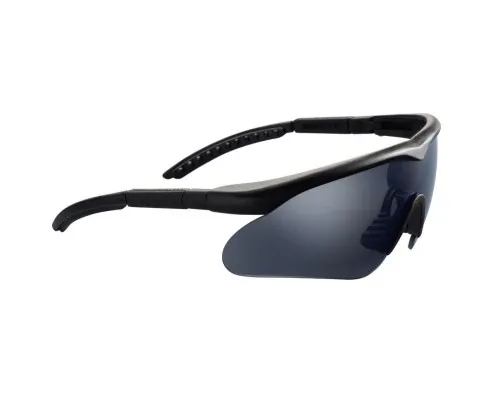 Тактические очки Swiss Eye Raptor баллист., 3 комплекта сменных линз. черный (10161)