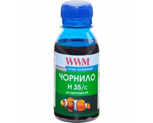 Чернила WWM HP №22/134/121 100г Cyan (H35/C-2)