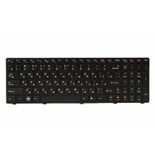 Клавиатура ноутбука PowerPlant Lenovo G570, G575 черный, черный фрейм (KB311774)