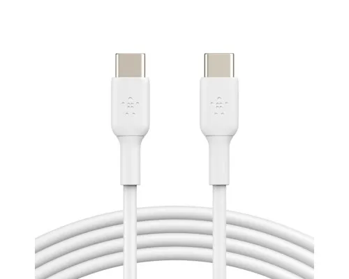 Дата кабель USB-С - USB-С, PVC, 1m, white Belkin (CAB003BT1MWH)
