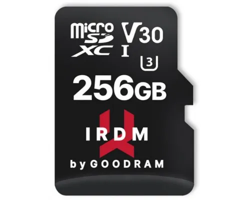 Карта памяті Goodram 256GB microSDXC class 10 UHS-I/U3 IRDM (IR-M3AA-2560R12)