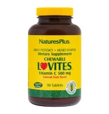 Витамин Natures Plus Витамин C, Vitamin C Lovites, 500 мг, Nature's Plus, 90 жева (NTP2447)