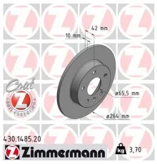 Тормозной диск ZIMMERMANN 430.1485.20